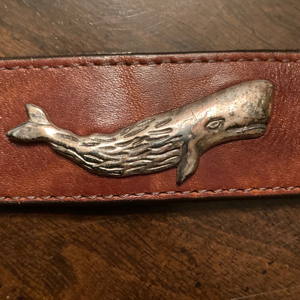 Honest by Brighton VINTAGE (1992)  “Endangered Species” Brown Leather Belt. - Picture 12 of 16